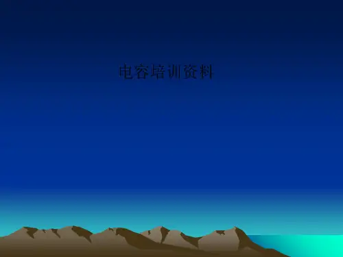 电容培训资料