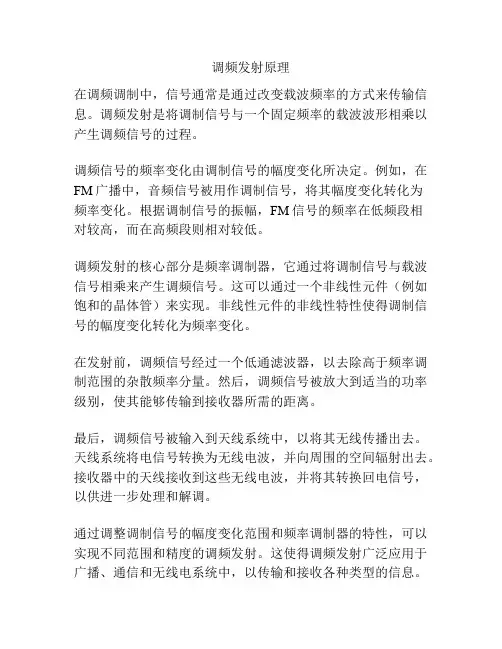 调频发射原理