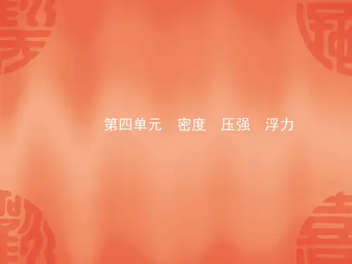 2020年四川中考物理总复习课件：一轮考点复习 第13课时 浮力(一)(共38张PPT)