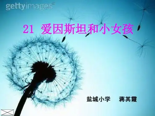 3.26 爱因斯坦和小女孩课件
