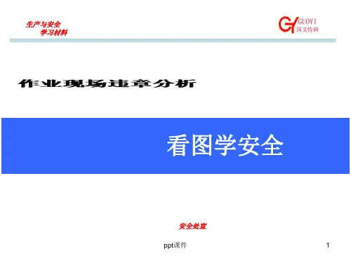 安全漫画-作业现场违章分析-看图学安全  ppt课件