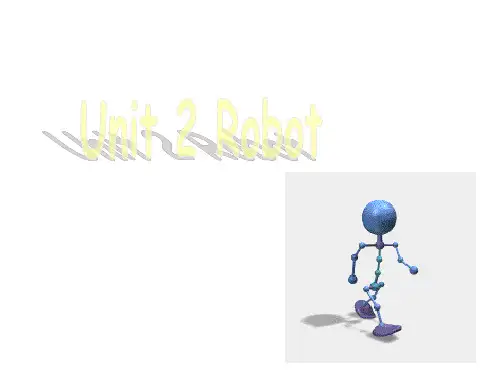 新人教版选修七 Unit 2 Robots-Speaking & Writing[课件]