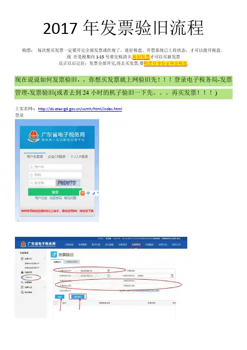 发票验旧流程