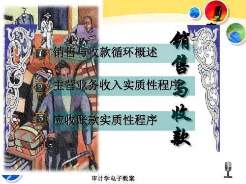 销售与收款循环概述(PPT 41张)