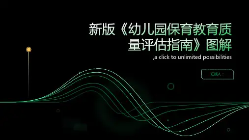 完整解读新版《幼儿园保育教育质量评估指南》图解(PPT课件)
