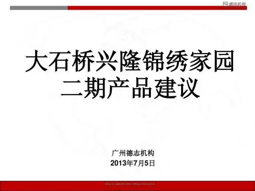 2013年7月5日营口大石桥兴隆锦绣家园二期产品建议