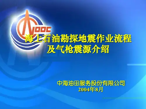 海上石油勘探地震作业流程及气枪震源介绍