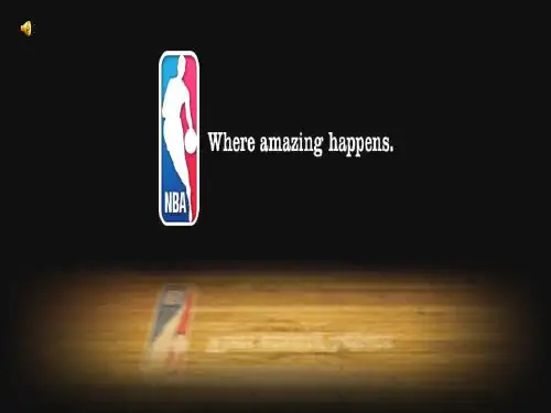 NBA介绍英文PPT(无错误版)