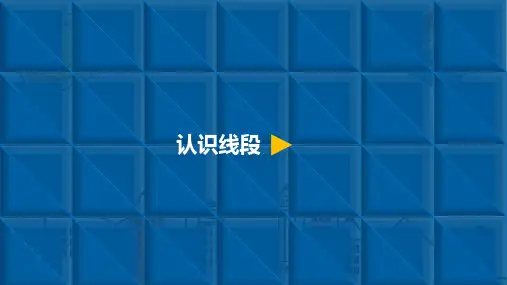 新版二年级上册数学-1.3 认识线段-人教新课标(共9张PPT)