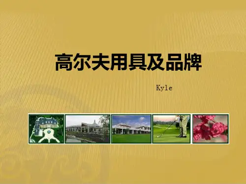 高尔夫用具及品牌