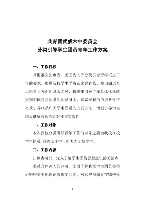 共青团武威六中委员会