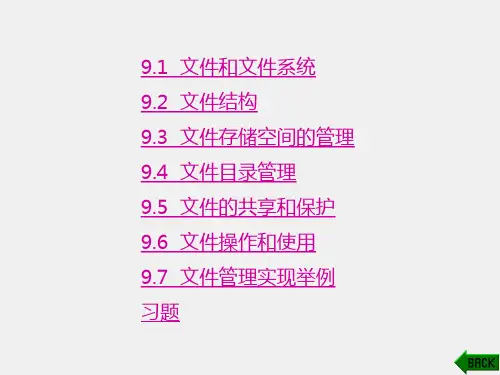 《计算机操作系统》课件第9章 (2)