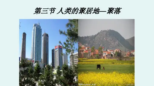 人教版七年级地理上册：4.3 人类的聚居地——聚落  课件(共21张PPT)