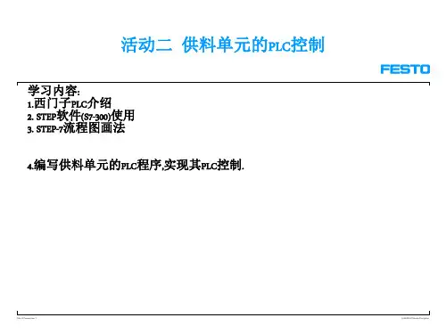 供料单元的PLC控制  ppt课件