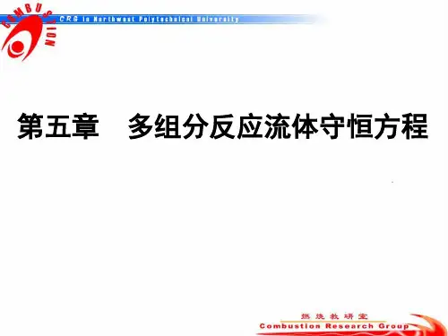 燃烧学-五-多组分反应流体守恒方程
