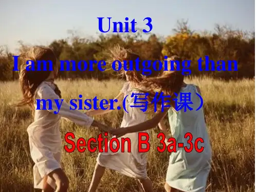 人教英语八年级上册 Unit3Section B 3a-3c(共17张PPT)
