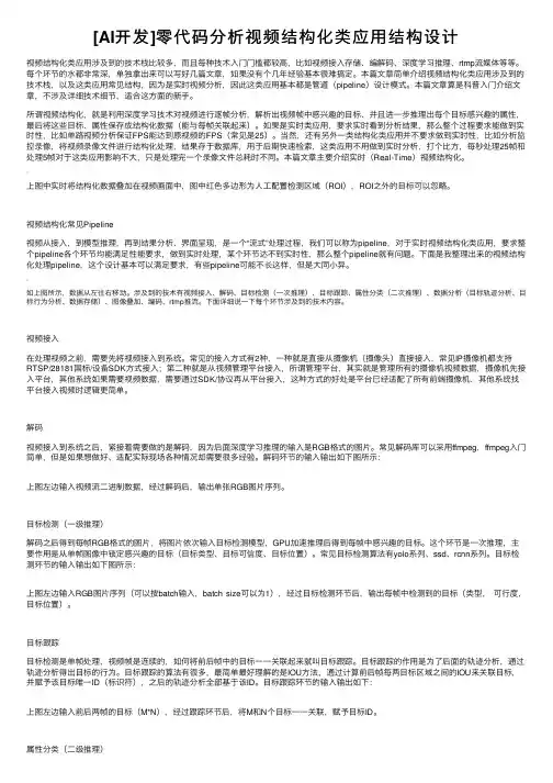[AI开发]零代码分析视频结构化类应用结构设计