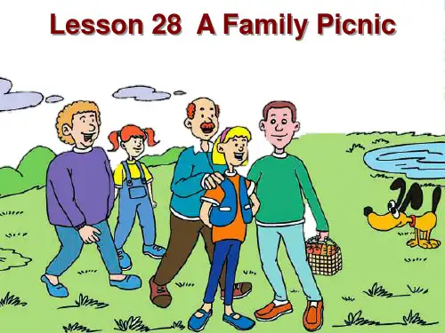 冀教版八年级英语上册lesson 28 A Family Picnic精美课件(共22张PPT)