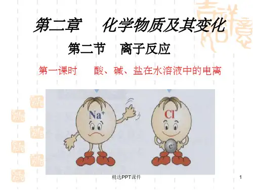 高一化学离子反应全套完整ppt课件