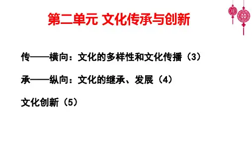 2021年高考政治一轮复习课件：文化生活第三课  文化的多样性与文化传播