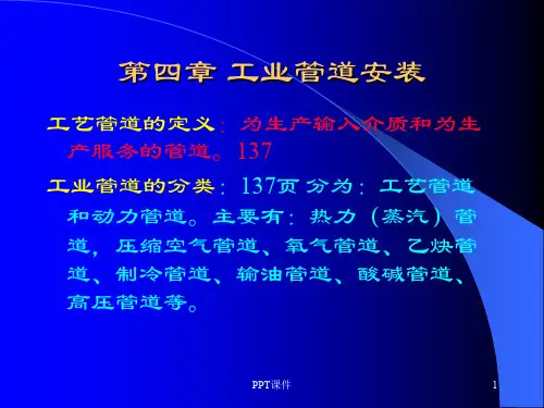 工业管道安装  ppt课件