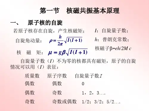 核磁共振PPT