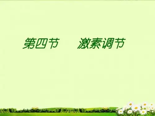 第四节激素调节
