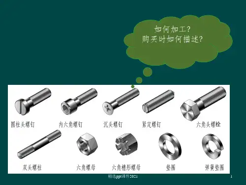 螺纹基础知识ppt课件