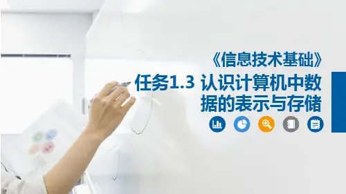任务1.3 认识计算机中数据的表示与存储