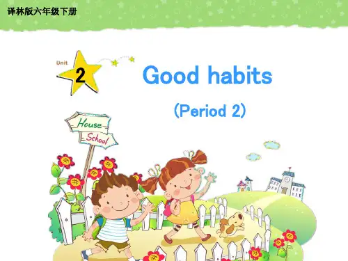 最新英语译林牛津版小学六年级下册Unit2Period2优质课课件