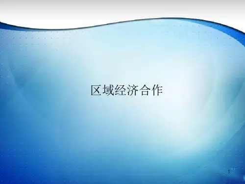 区域经济学：区域经济合作