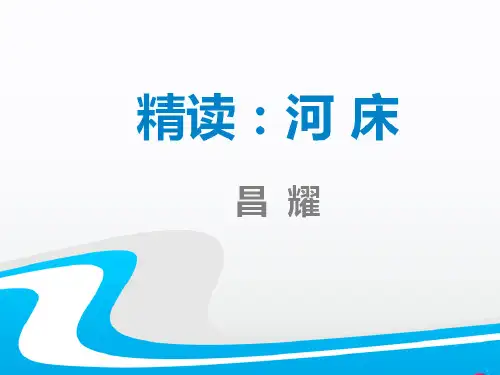 课件4：河床