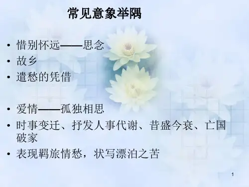 诗歌鉴赏形象篇PPT课件