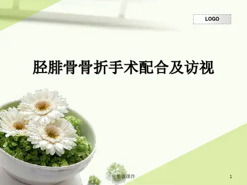 胫腓骨骨折手术配合及访视ppt课件