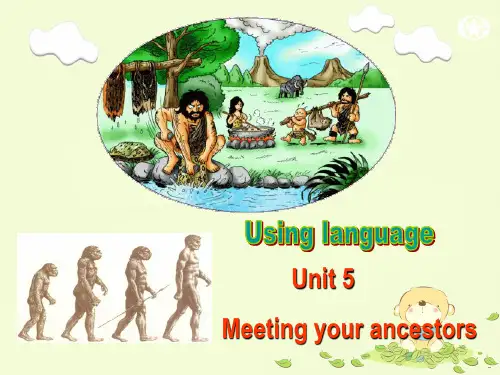 人教课标版高中英语选修8Unit5Using Language(共16张PPT)