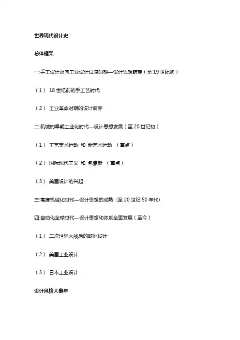 世界现代设计史.