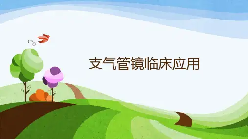 支气管镜临床应用精品PPT课件
