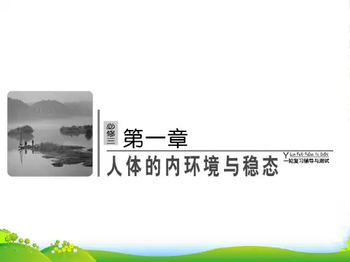 【高考领航】高考生物一轮复习 第一章 人体的内环境和稳态配套课件 新人教必修3