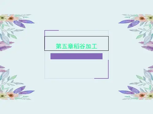 第五章稻谷加工