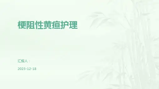 梗阻性黄疸护理