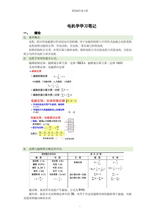 电机学学习笔记.pdf