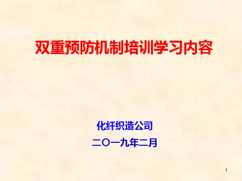 双重预防机制(培训ppt课件