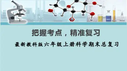 六年级上册科学总复习课件(最新教科版)