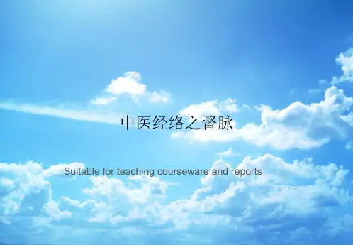 中医经络之督脉