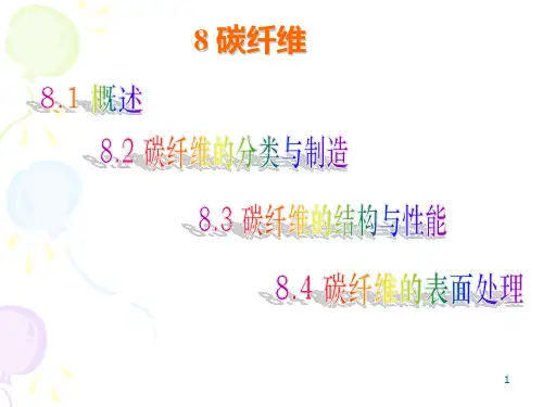 碳纤维的制作过程演示幻灯片