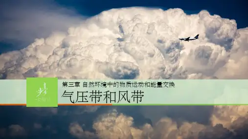 高考地理大一轮复习 第三章 第3讲 气压带和风带