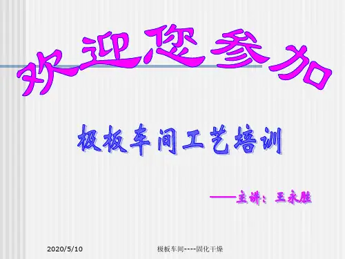 极板固化干燥