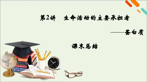 新高考2021高考生物一轮复习第1单元细胞的分子组成第2讲生命活动的主要承担者__蛋白质课末总结课件人教版