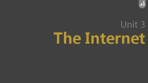 高中英语高考第1部分 教材知识解读 必修第二册 Unit 3   The Internet