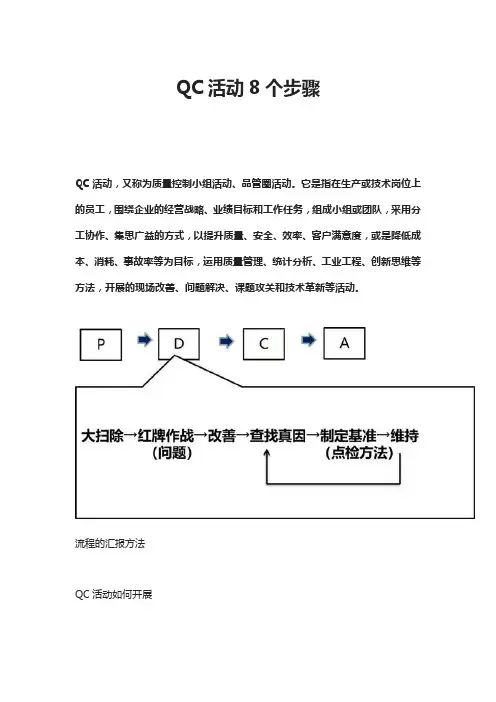 QC活动8个步骤